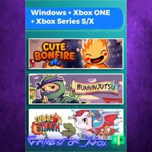 ️Cute Bonfire + Bunninjutsu + Dragon Snack Bundle XBOX