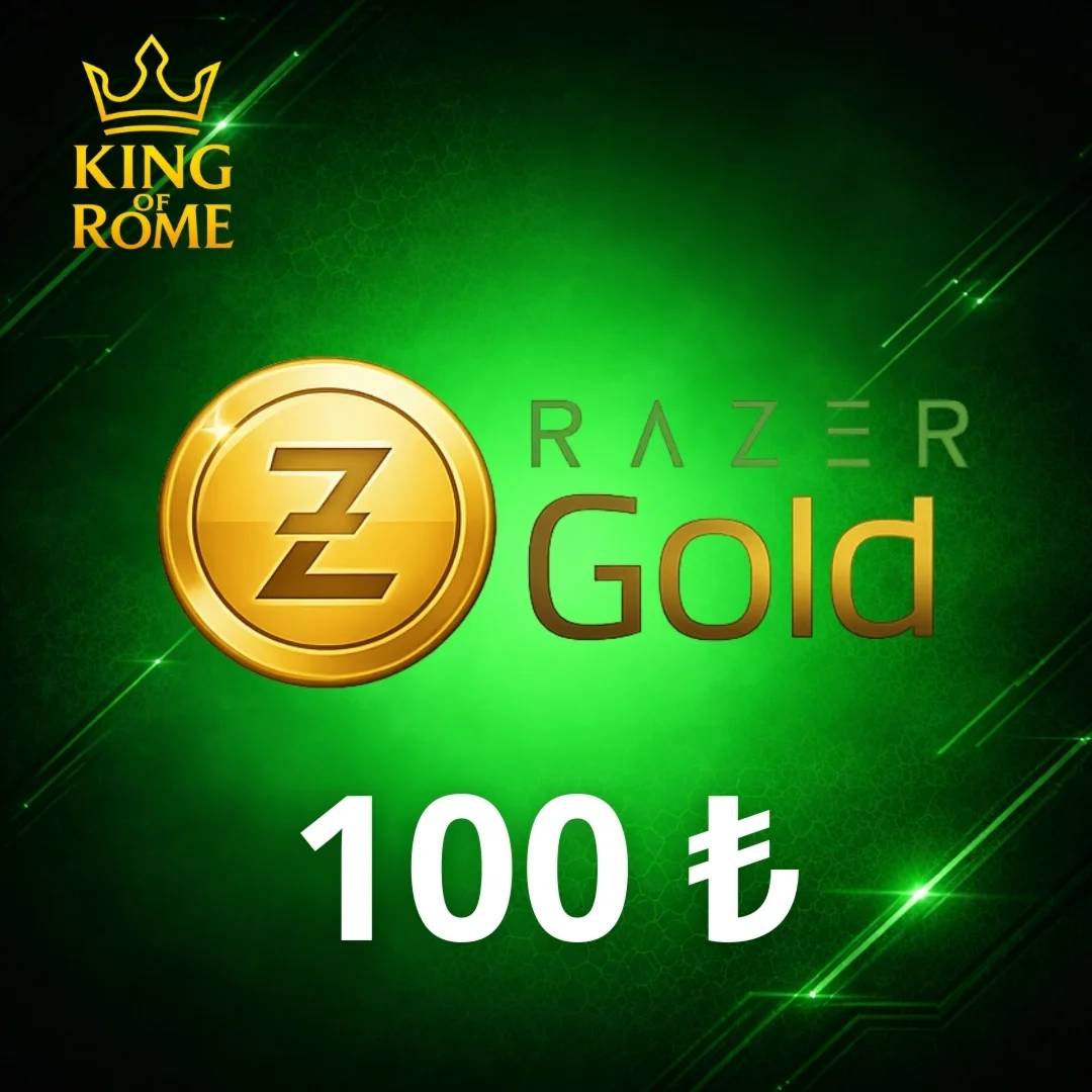 RAZER ТУРЦИЯ (100 ₺)ПОДАРОЧНАЯ КАРТА/АВТОДОСТАВКА/0%FEE