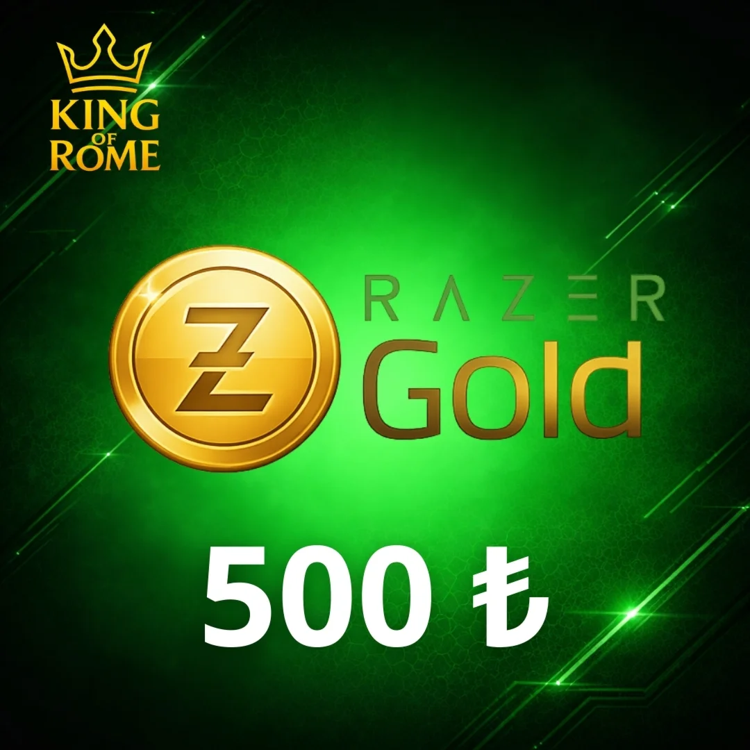 RAZER TURKIYE (500 ₺) GIFT CARD/AUTO DELIVERY/0% FEE