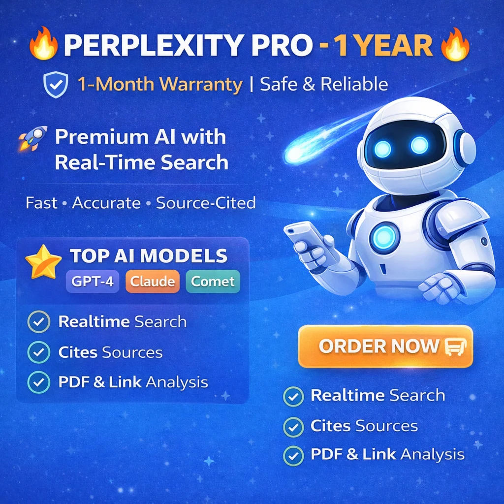 🚀Perplexity Pro AI  + Comet 1-12Month| Guaranteed🚀