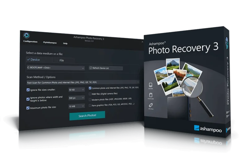 Ashampoo Photo Recovery 3 | Lifetime License, Key
