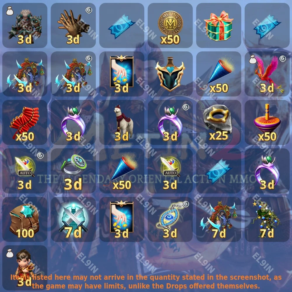 🎲Metin2⭐Twitch Drops💥31 предметов + 🎁