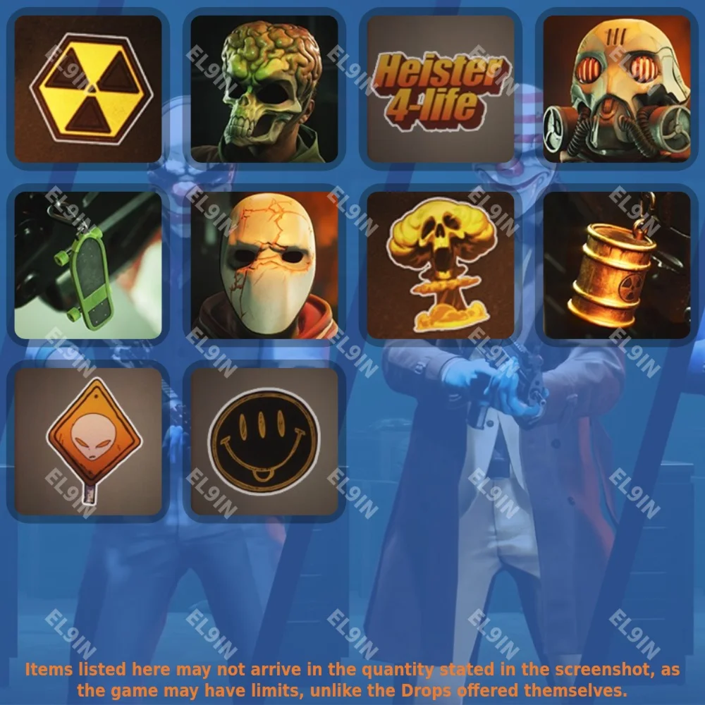 🏆PAYDAY 3🏆Twitch Drops⚜️10 items + 🎁