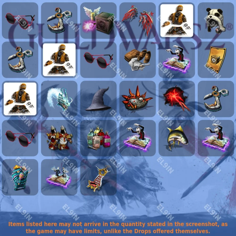 🌟Guild Wars 2🌈Twitch Drops📢27 items + 🎁