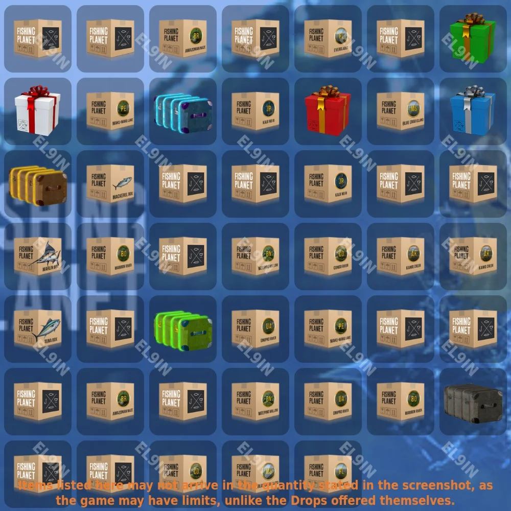 👑Fishing Planet🧨Twitch Drops⚡47 items + 🎁