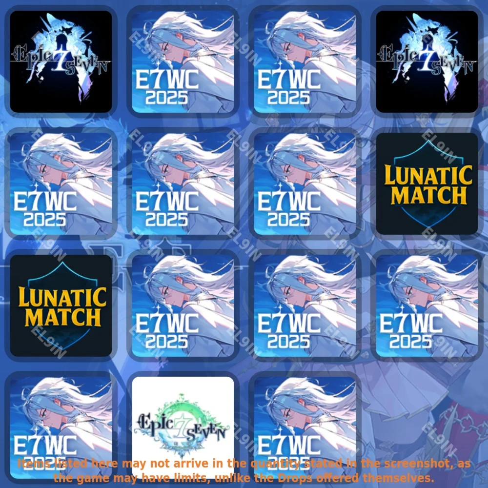 ⚡Epic Seven👑Twitch Drops🏅15 items + 🎁