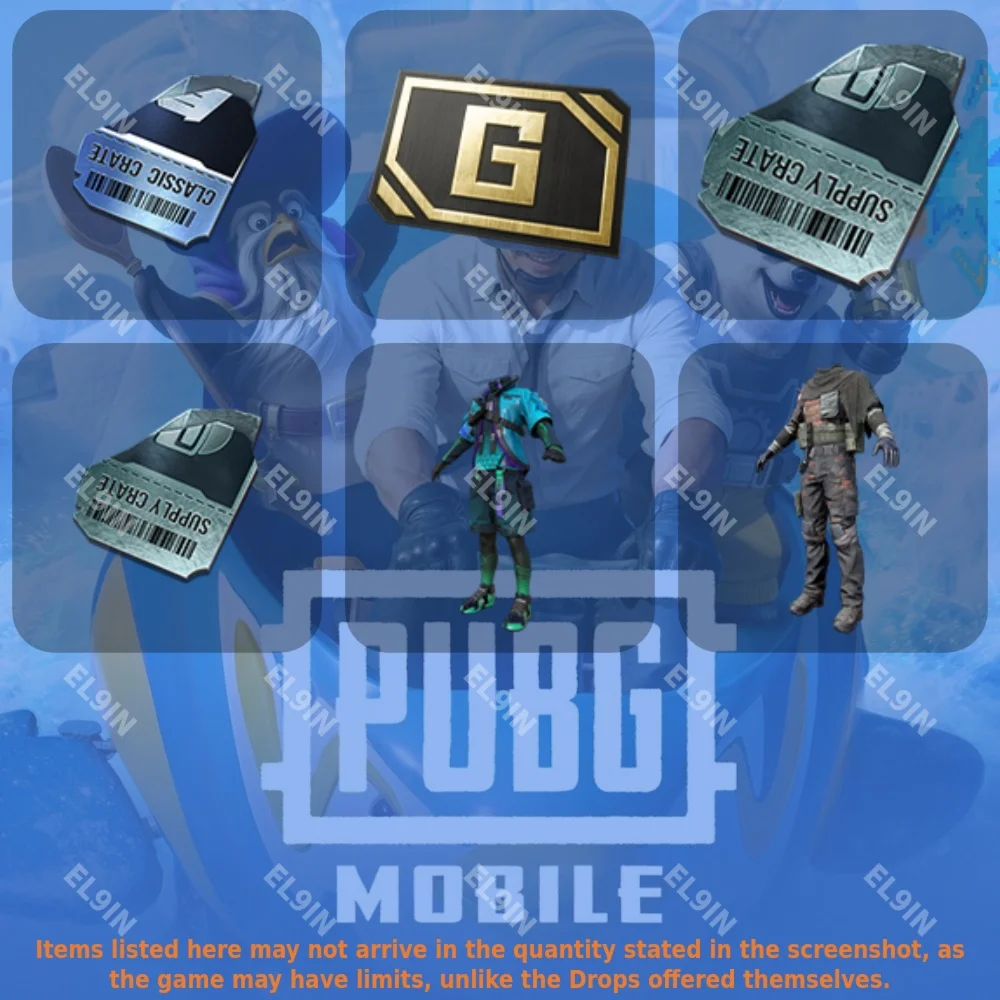 👑PUBG Mobile💎Twitch Drops🎖️6 items + 🎁
