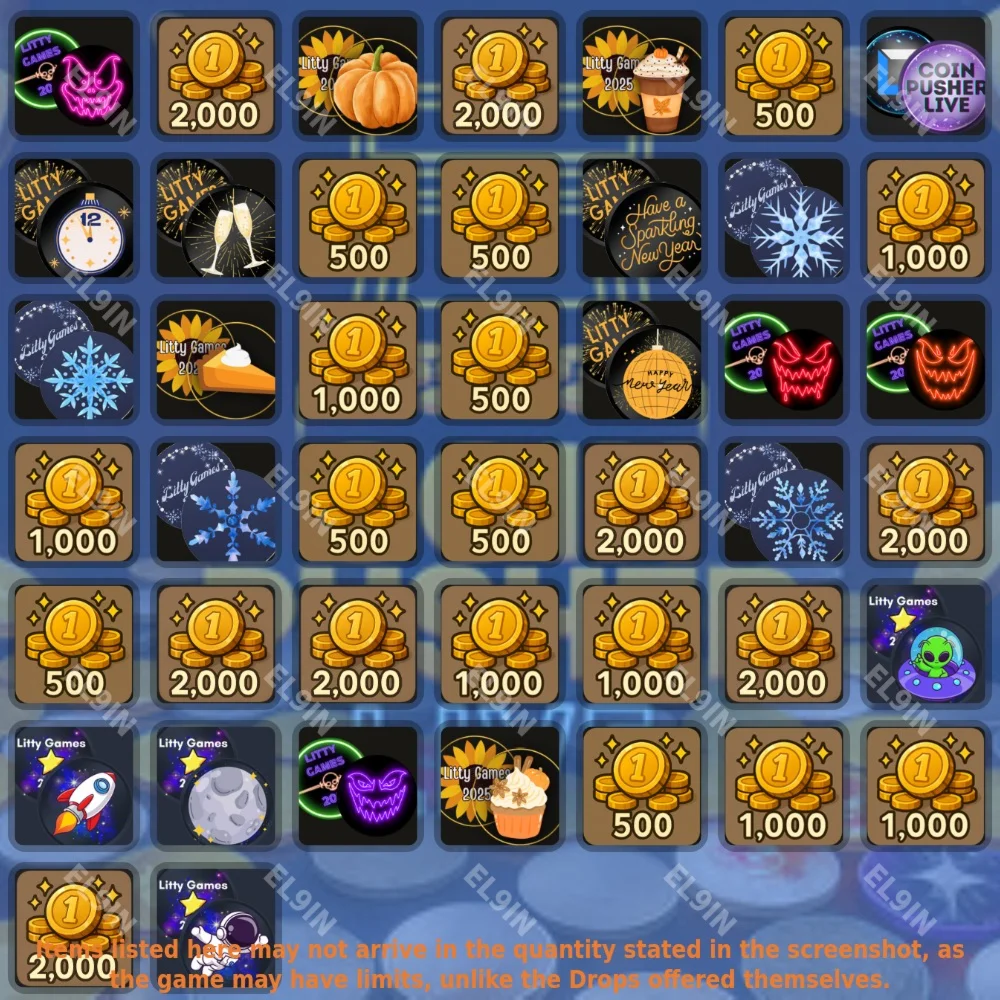 📈Coin Pusher Live⚜️Twitch Drops📈44 items + 🎁