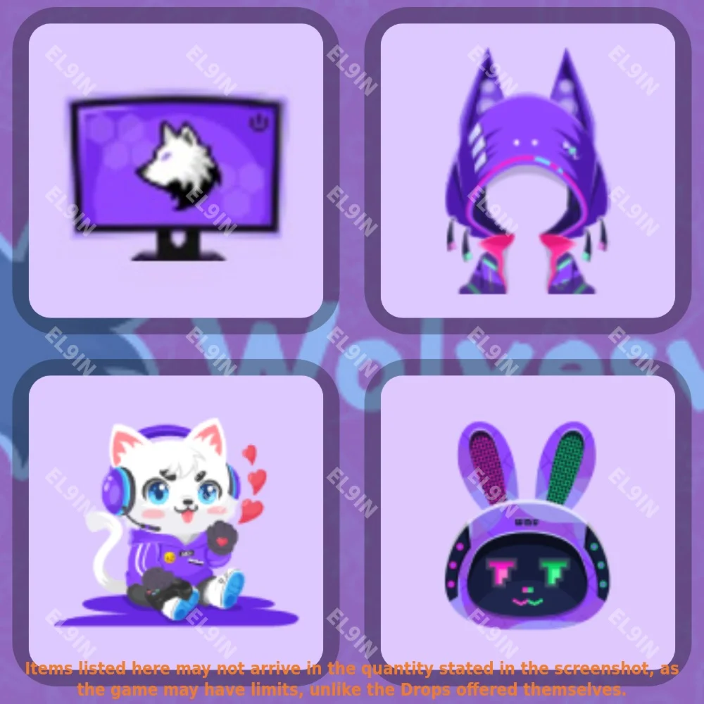 🎖️Wolvesville🔥Twitch Drops👾4 items + 🎁