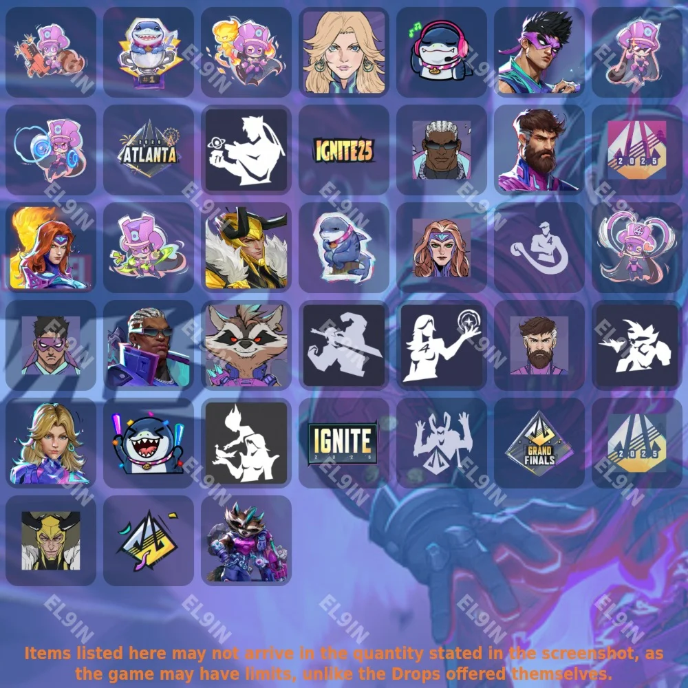 📢Marvel Rivals🏅Twitch Drops👑38 items + 🎁