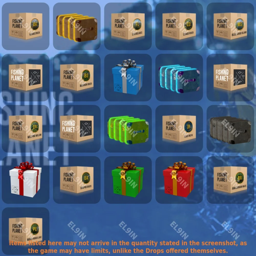 🧨Fishing Planet⚡Twitch Drops🎯21 items + 🎁