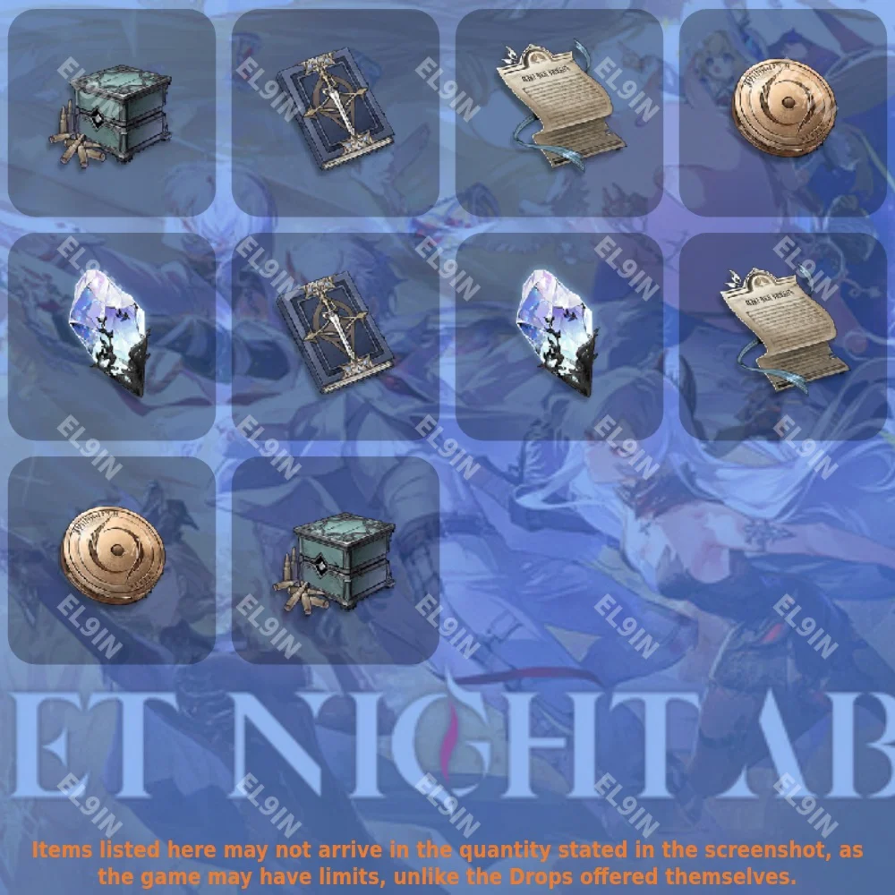 🏅Duet Night Abyss🎁Twitch Drops🎁10 items + 🎁