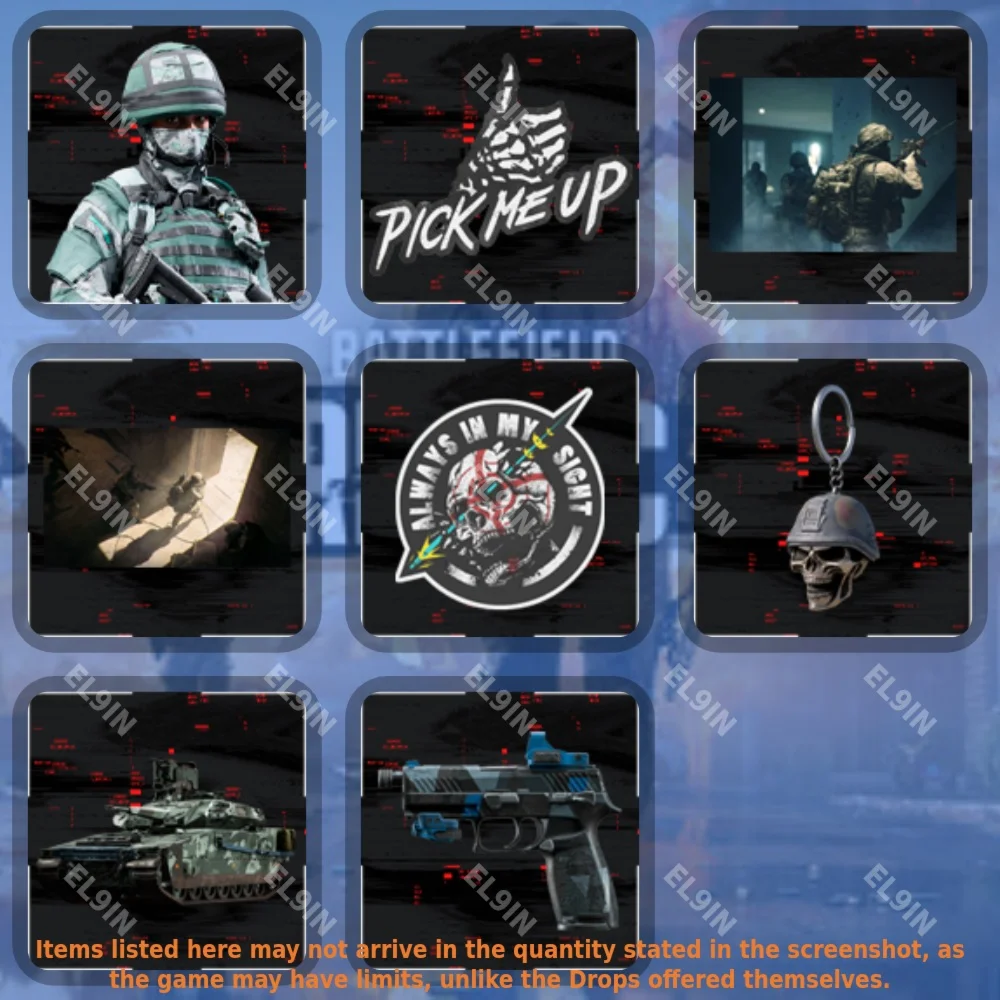 🚀Battlefield REDSEC🏆Twitch Drops🏆8 items + 🎁