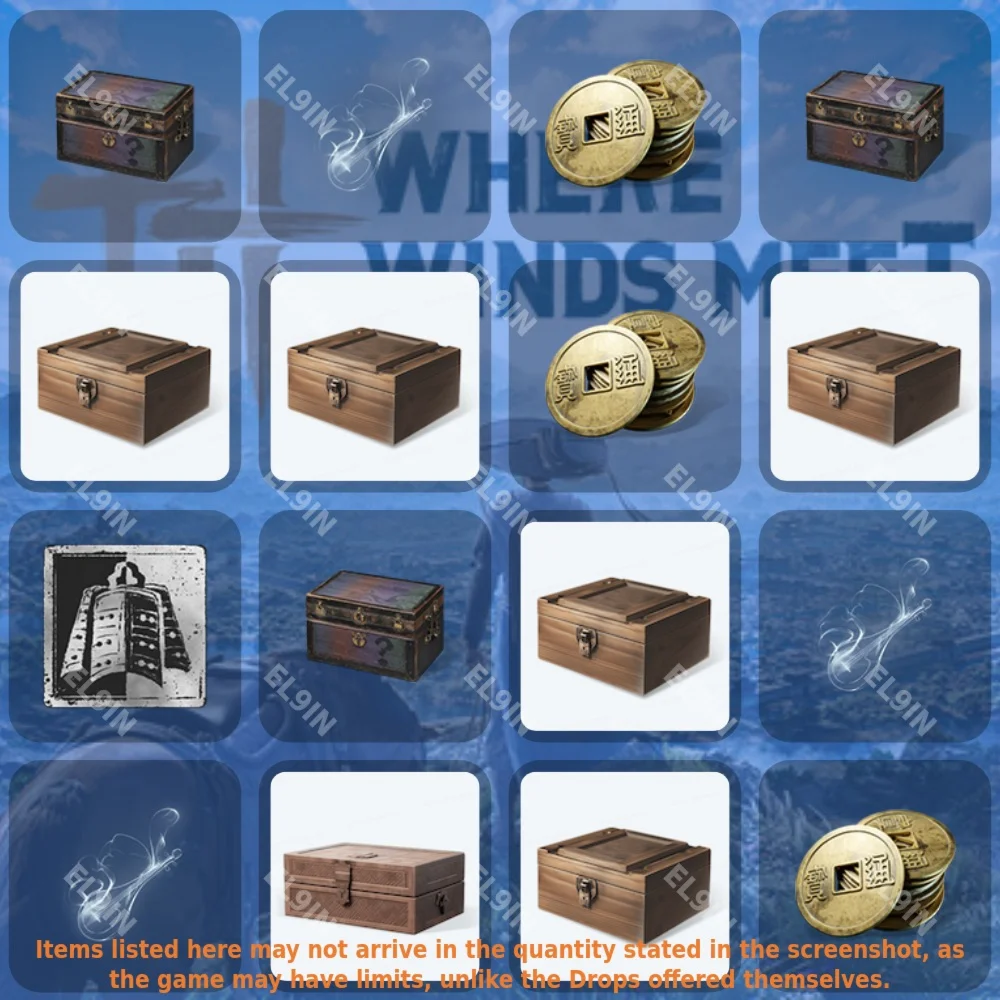 📈Where Winds Meet🔥Twitch Drops💫16 items + 🎁