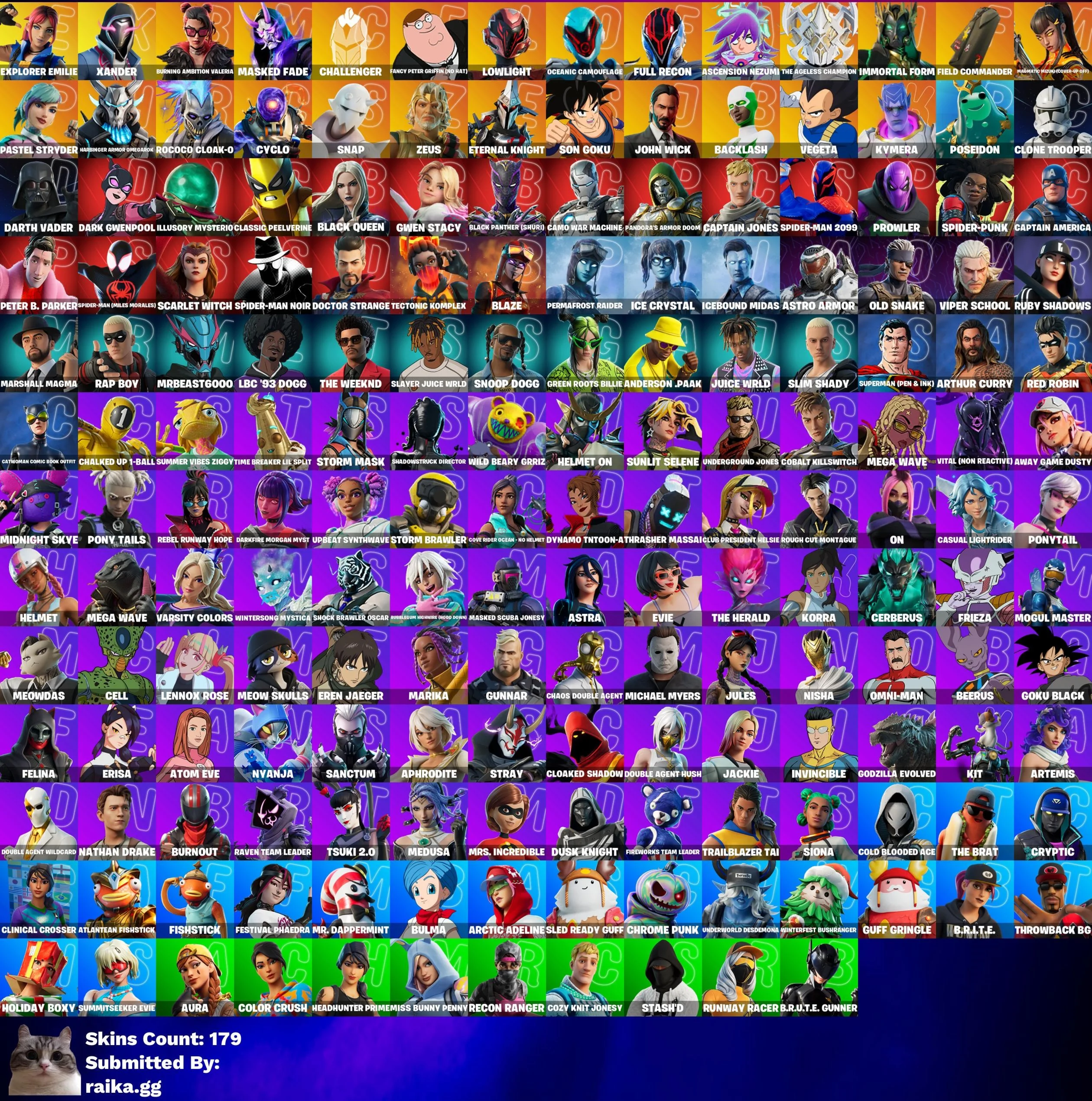 Instant • FN • 179 skins • Full Access