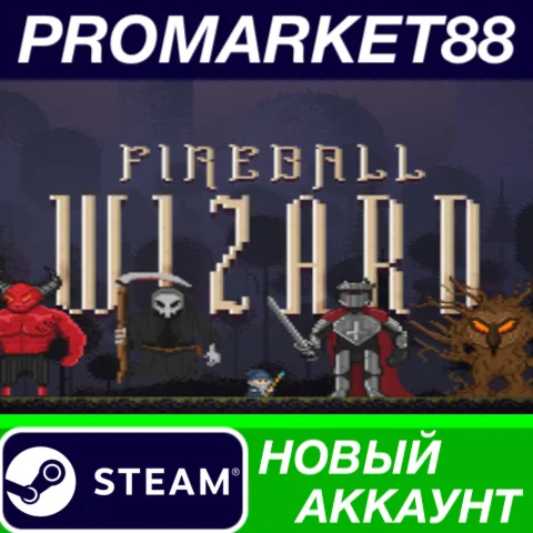 Fireball Wizard Steam АККАУНТ НОВЫЙ+ПОЧТА