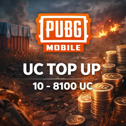 Подарочная карта PUBG Mobile UC 10–8100, авто пополнение