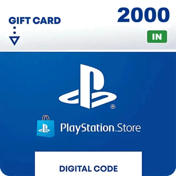 PlayStation Network Card PSN 2000 INR (IN) (Playstation
