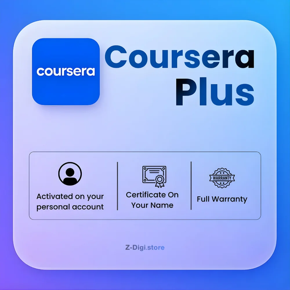 COURSERA PLUS 1 Year On Your Email