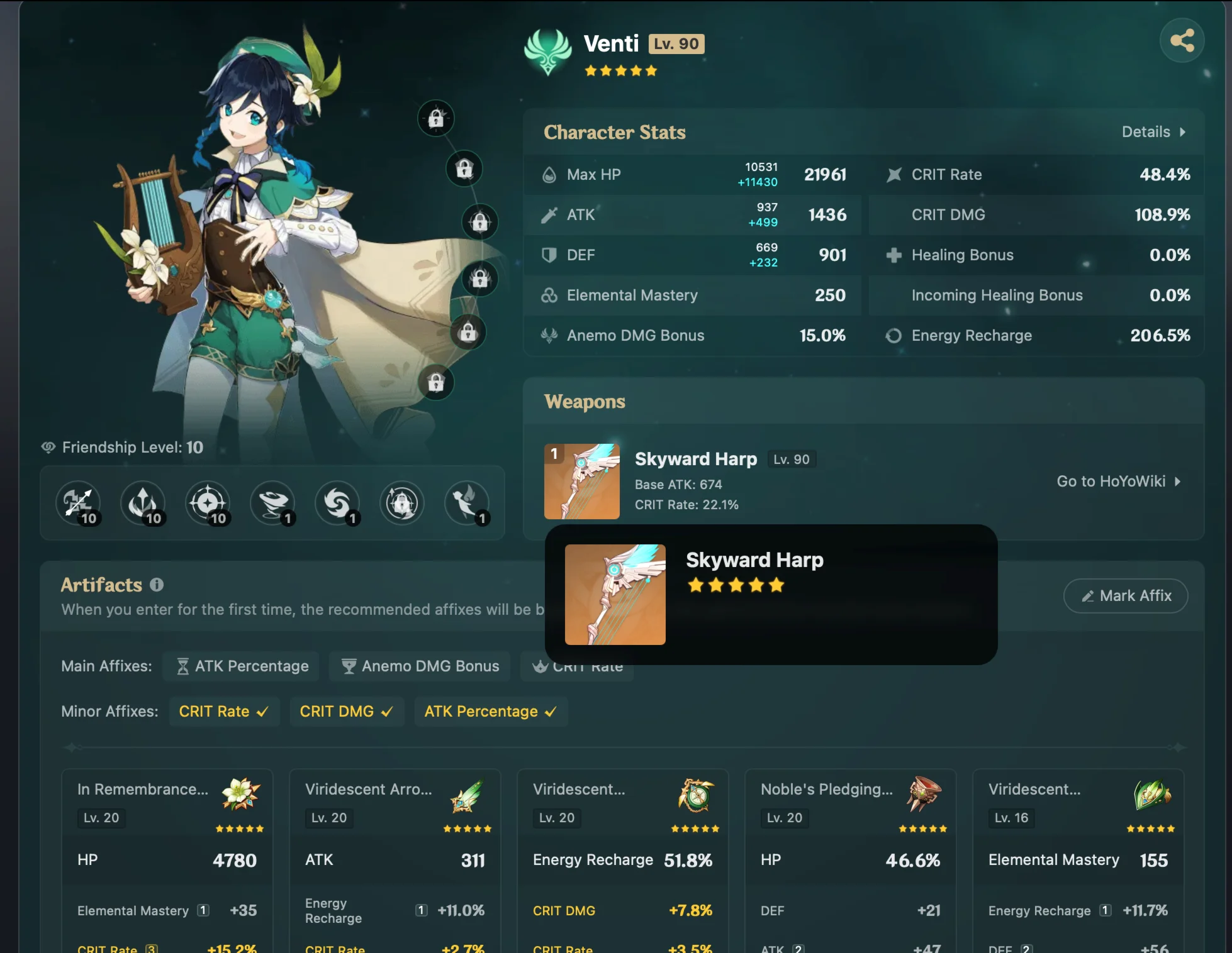 GENSHIN IMPACT EU • 55 AR • 34 CHARACTERS • 7 LEGENDARY