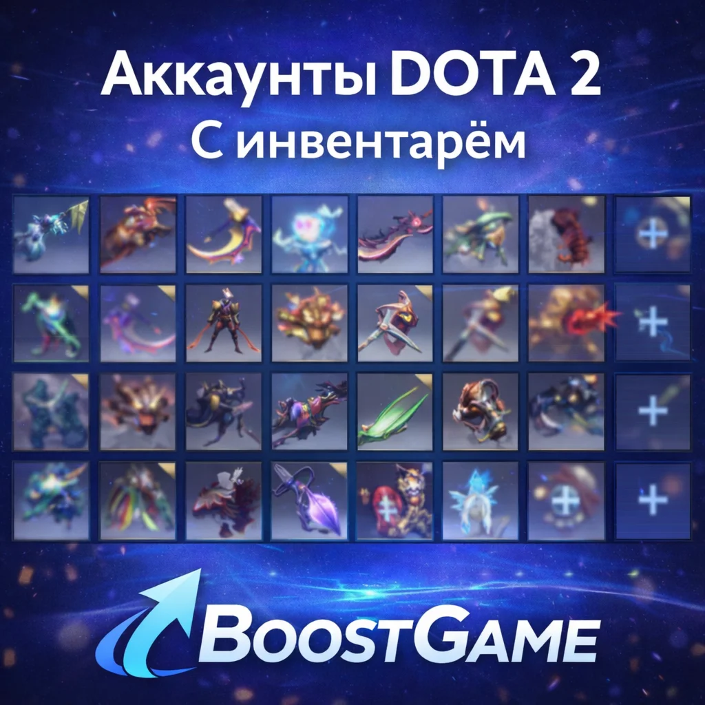 DOTA 2 аккаунт  от 30 до 999 предметов+ Родная почта
