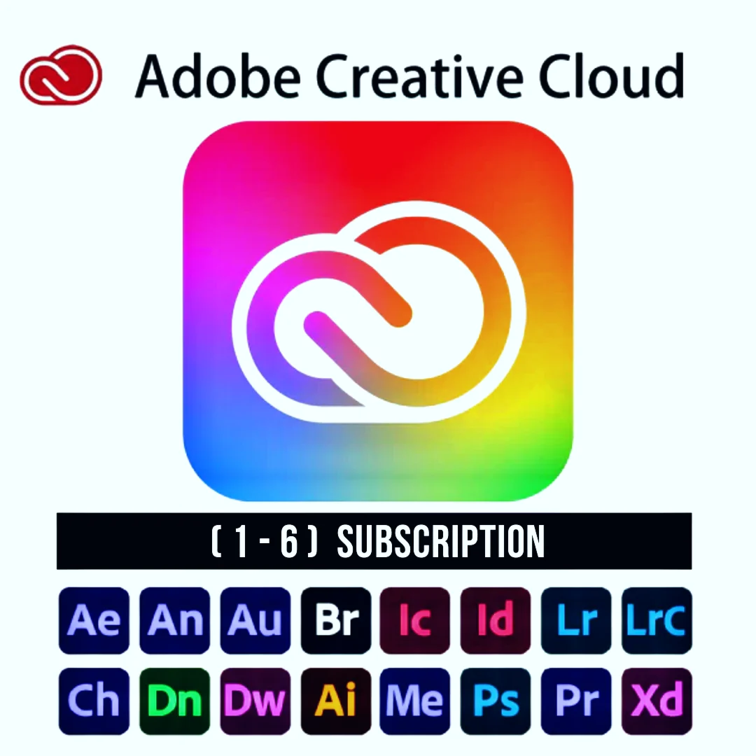Adobe Creative Cloud Subscription (1–6 Months)