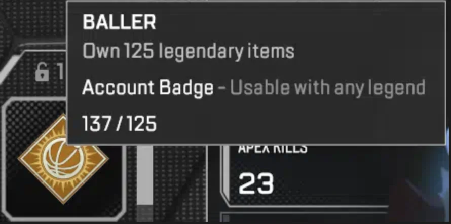 APEX LEGENDS453 level | 125 legendary + 2 