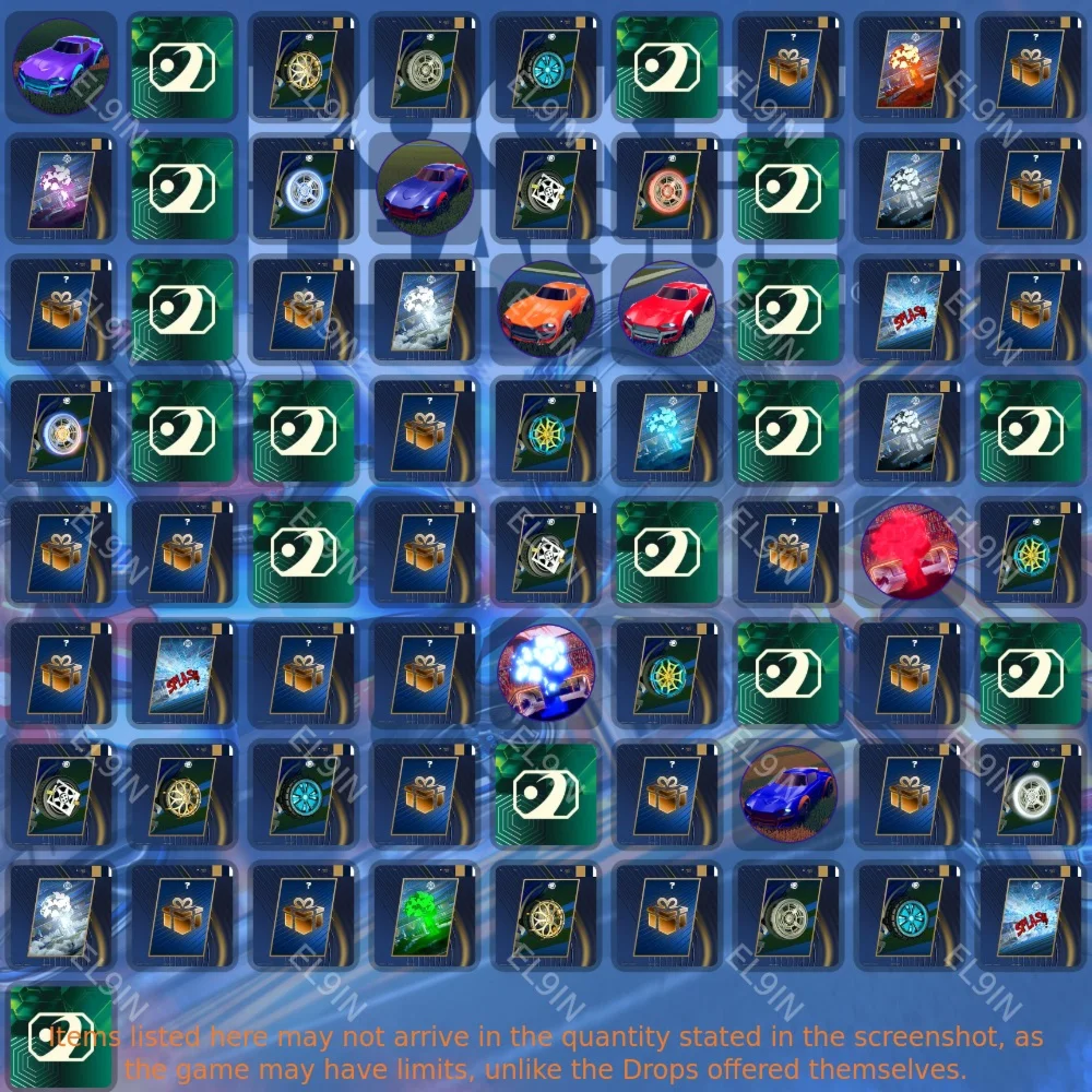 ⚜️Rocket League🎶Twitch Drops🎲73 items + 🎁