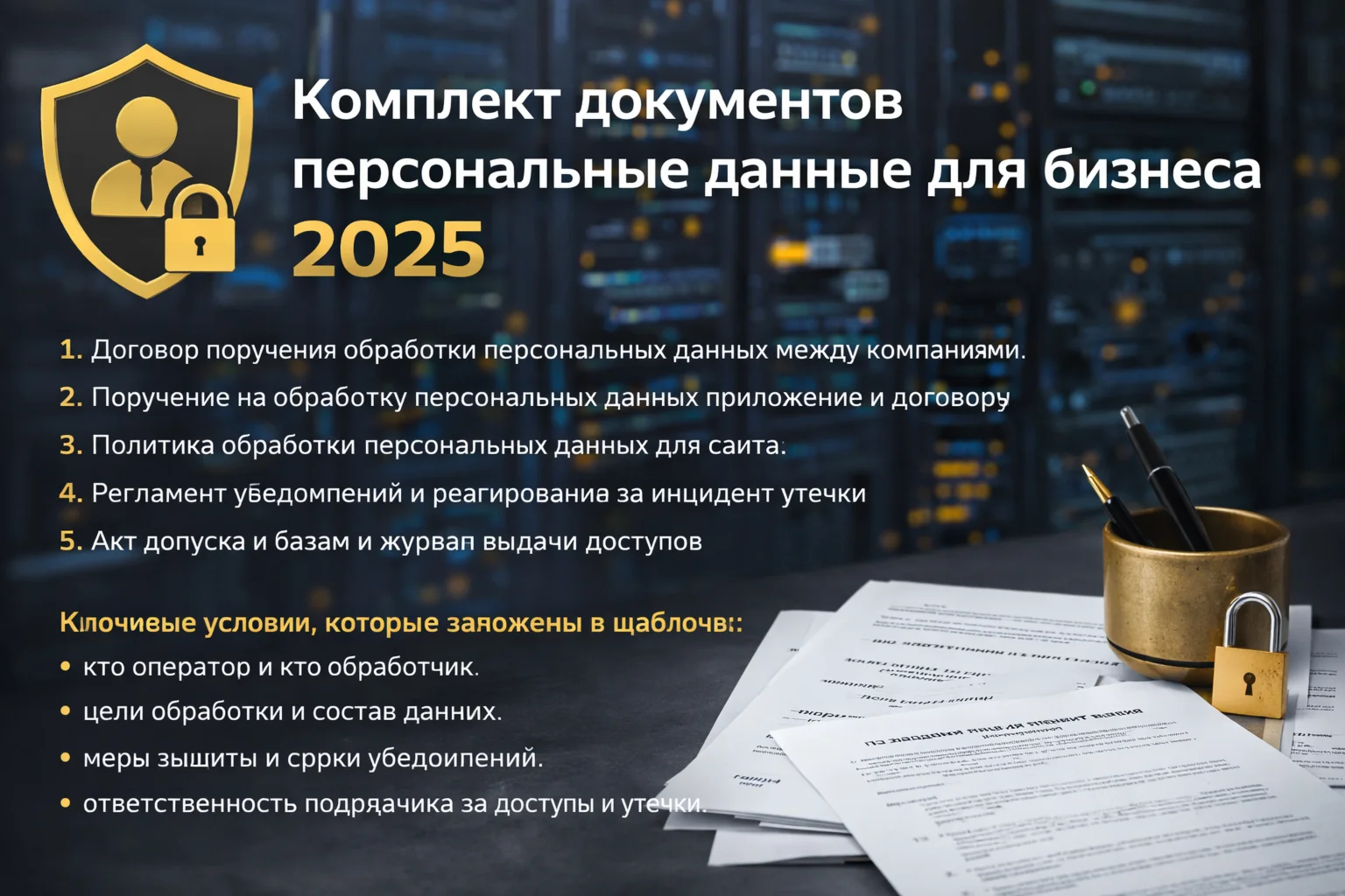 Personal data 2025 documents policy consent breach kits