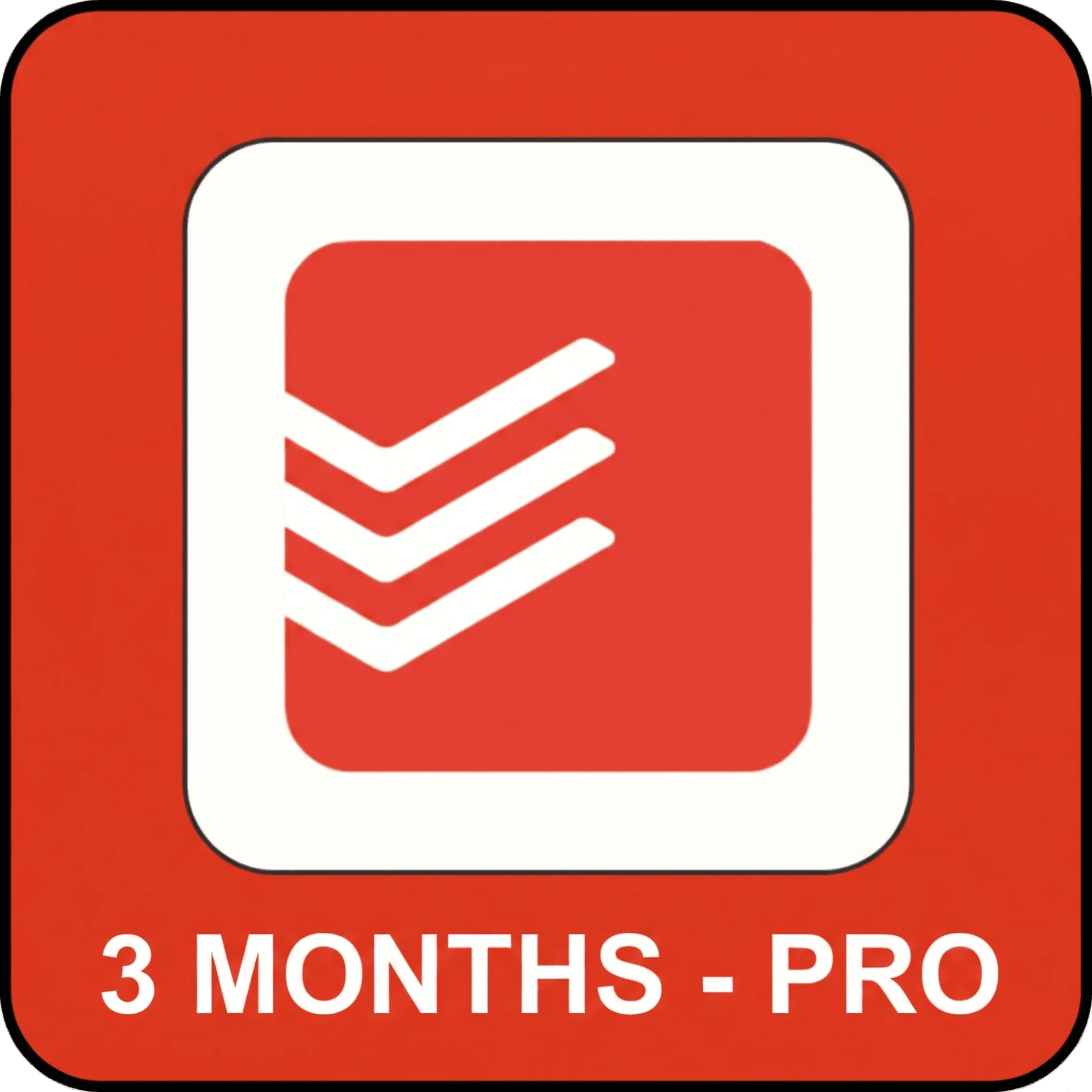 Todoist Pro • 3 Months • Private Account (Global)