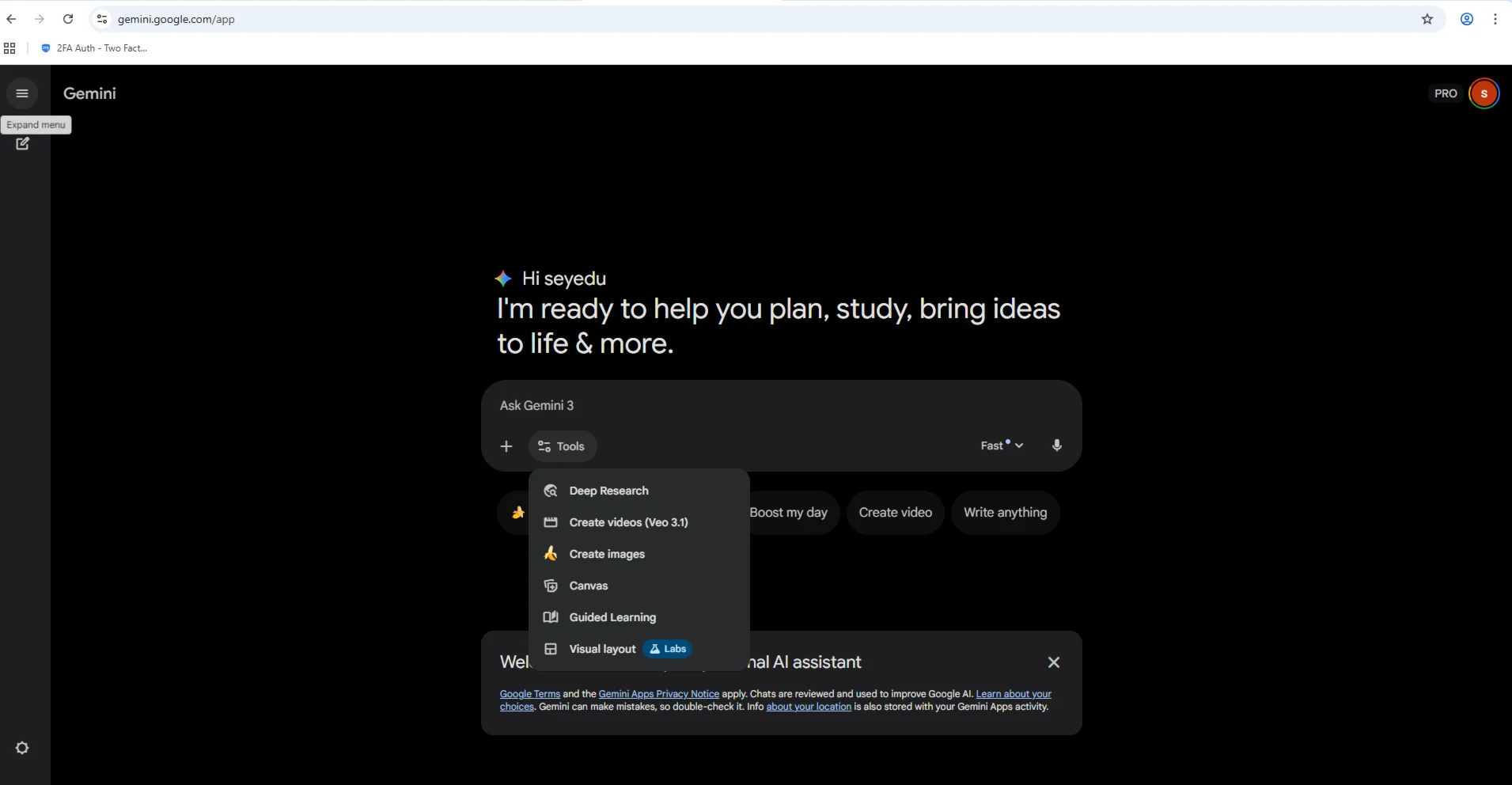 Google Antigravity PRO + Google AI Pro (Gemini)