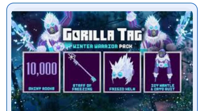 DLC Winter Warrior Pack Gorilla Tag Oculus quest 2 3 s
