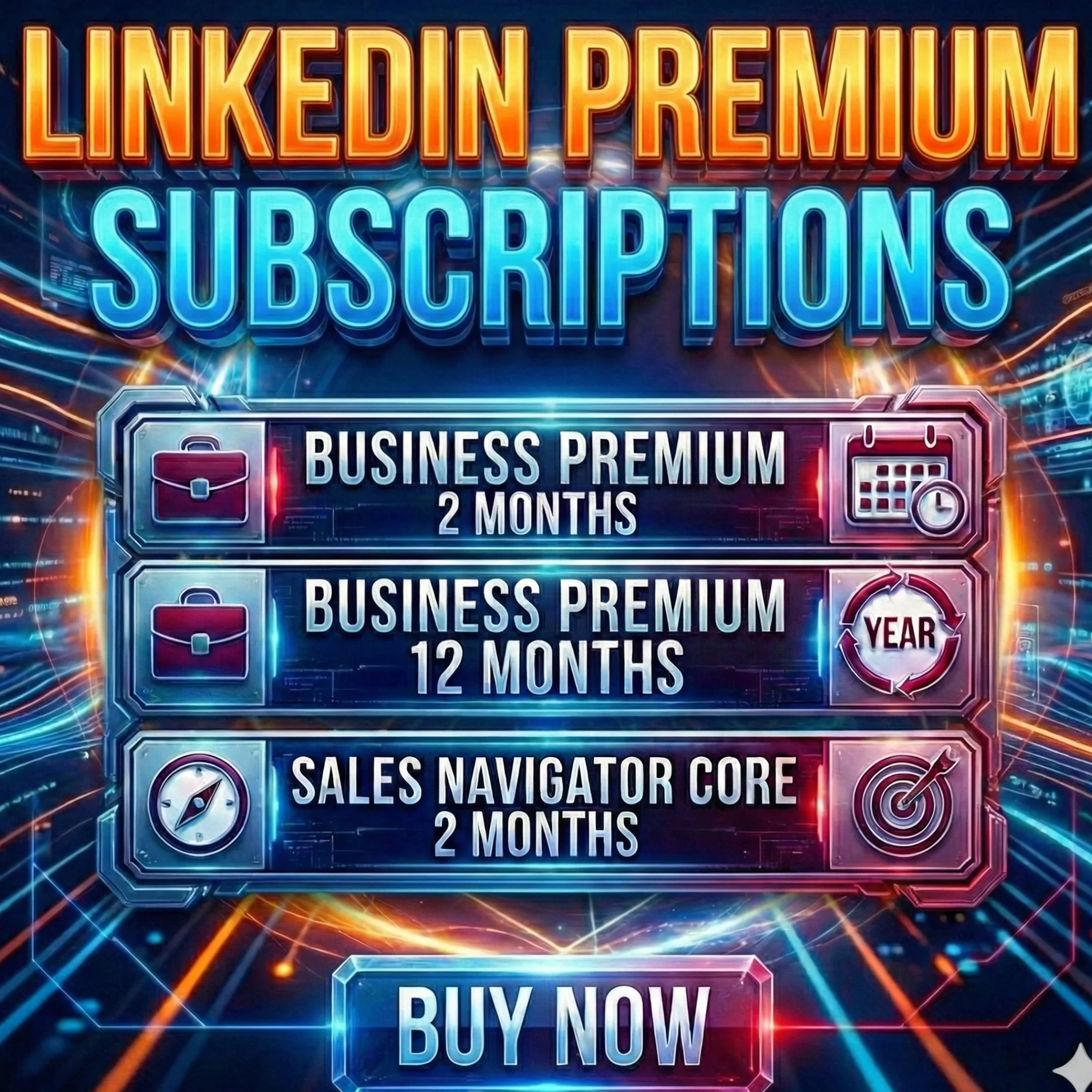 LinkedIn Premium 2-12mo|Voucher|All Plans Available