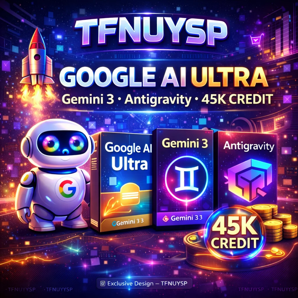 🚀 ANTIGRAVITY Google AI Ultra/Pro 1–6M | 45K Credits