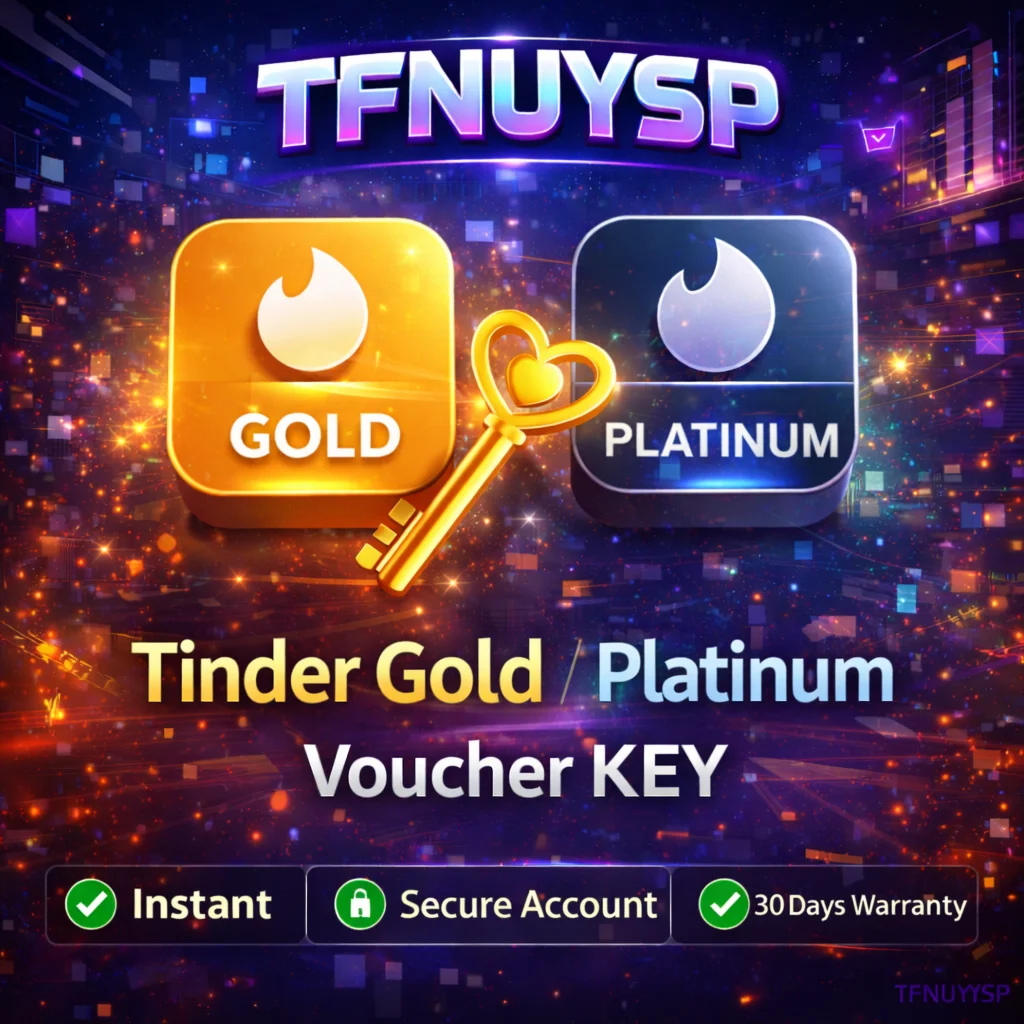 ❤️ Tinder Gold / Platinum Voucher – Instant Delivery