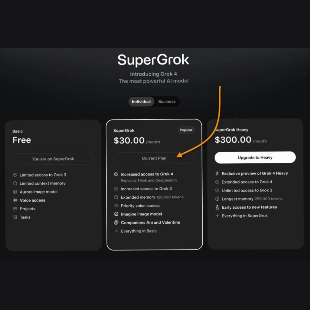 Upgrade xAI SuperGrok/Heavy Grok 4 |OFFICAL, BEST PRICE