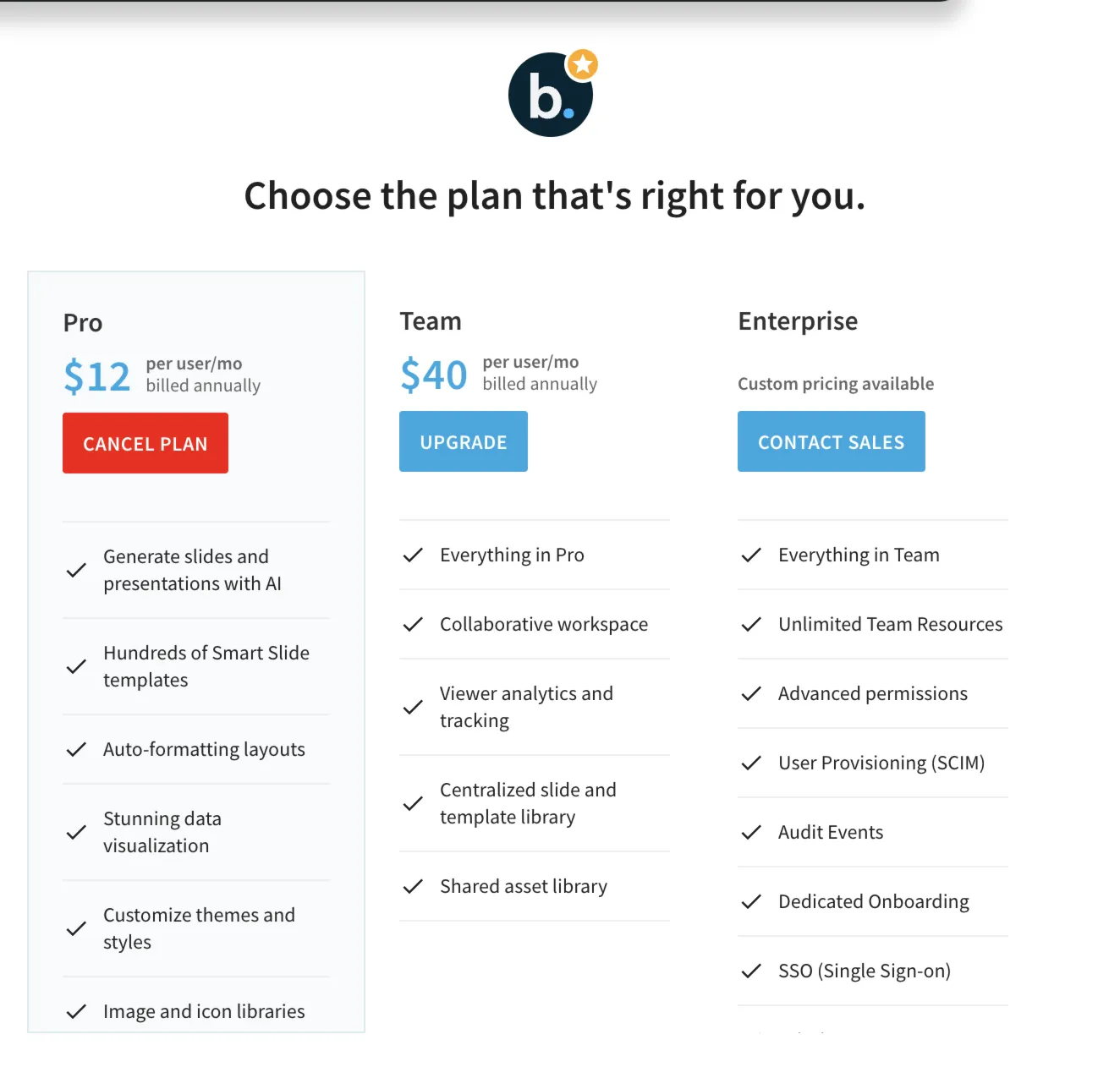 Beautiful AI Pro EDU Plan 1 Year Private Account