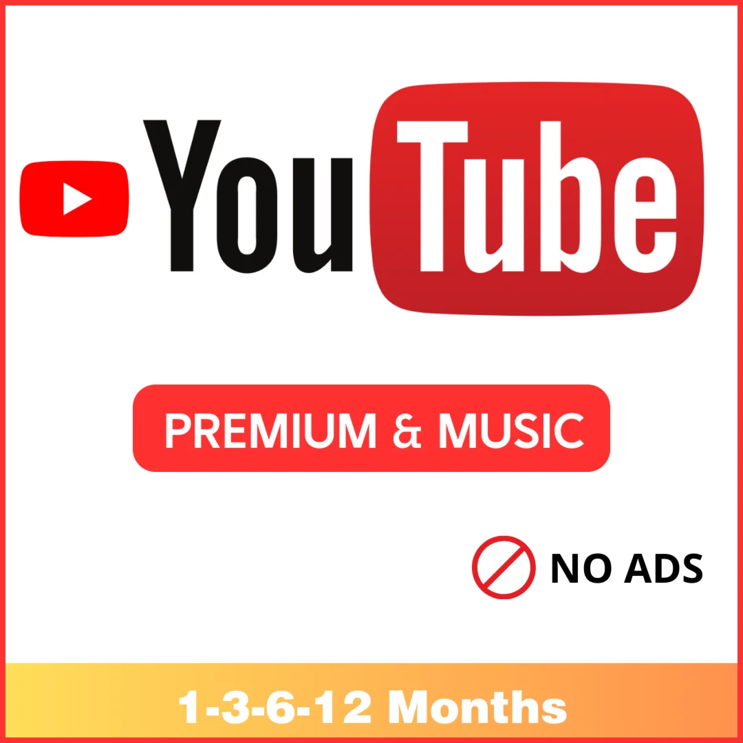 Youtube Premium 1/3/6/12 Months | FAST, BEST PRICE