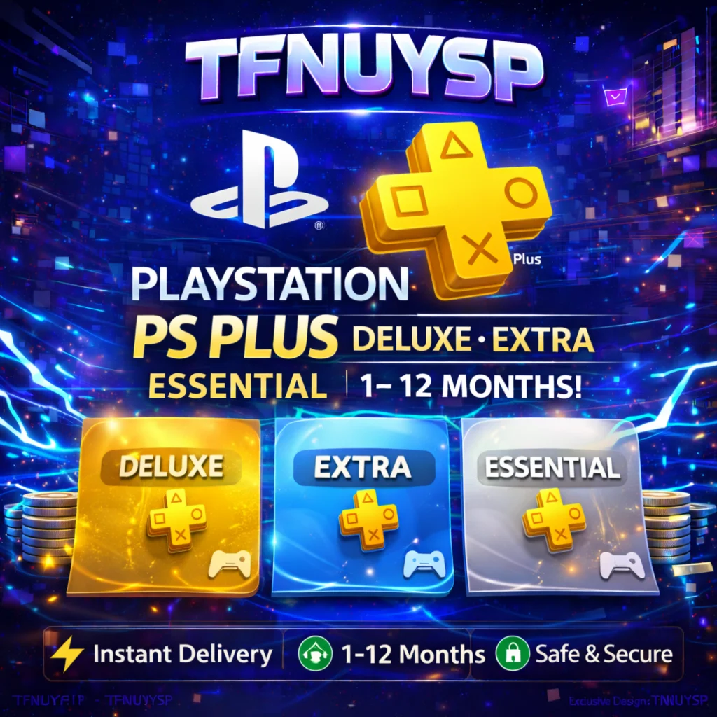 ⚡PLAYSTATION PS PLUS DELUXE EXTRA ESSENTIAL 1-12!