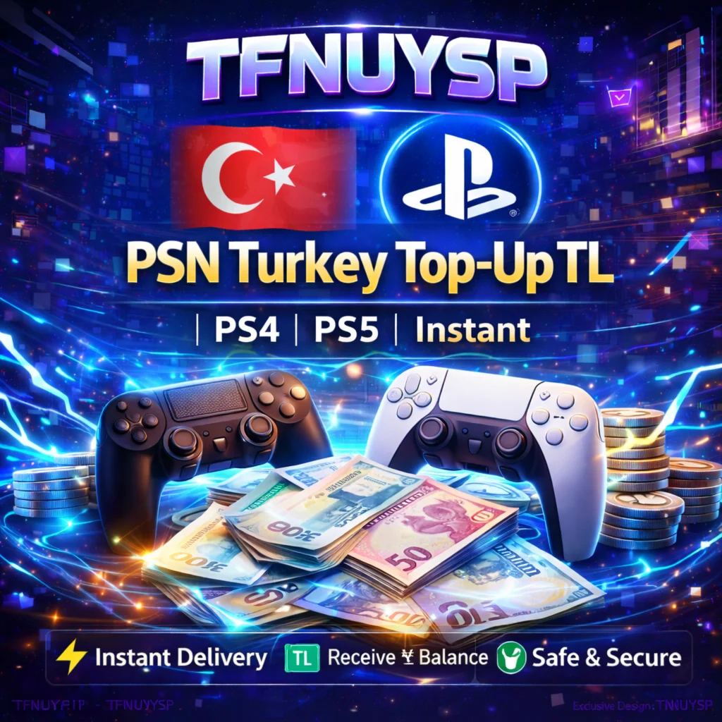 PSN Turkey Top-Up TL | PS4 PS5 | Instant