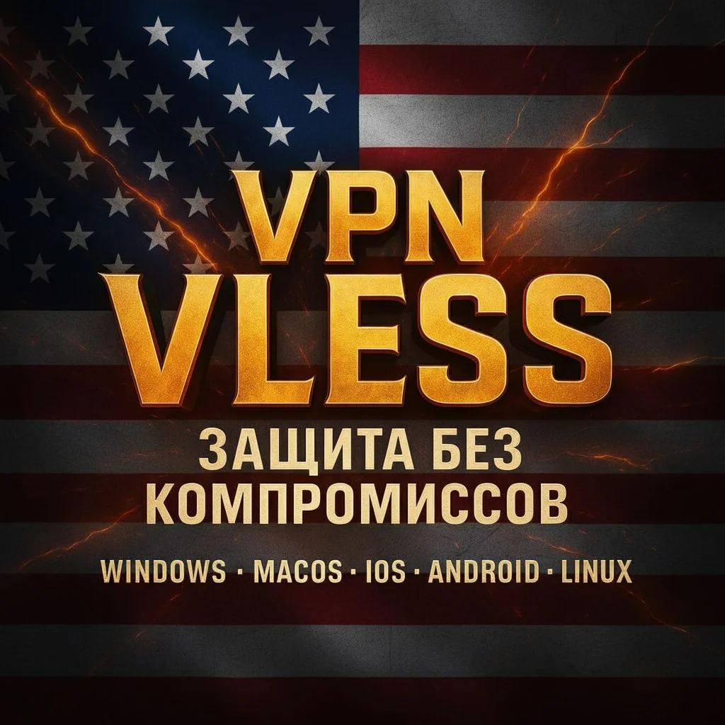 VLESS VPN (США) | Автовыдача | Без блокировок