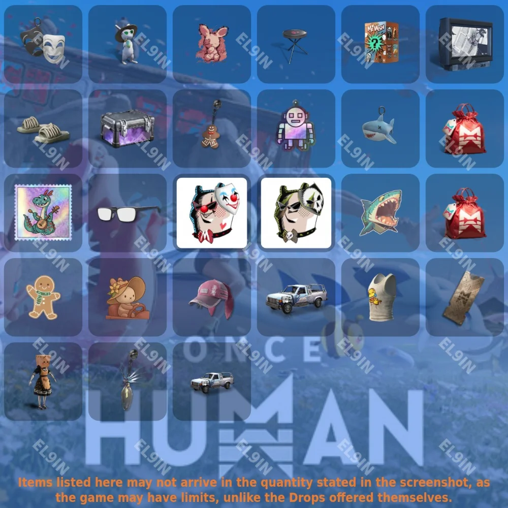 📈Once Human🚀Twitch Drops⚜️27 items + 🎁