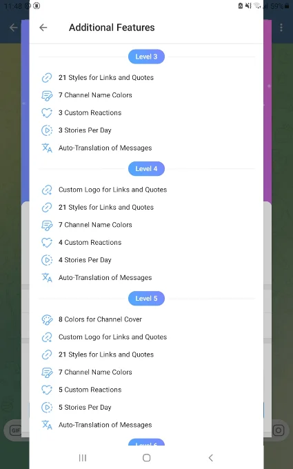 Telegram - Бусты | 1-180 дней