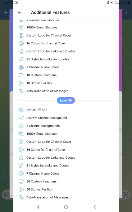 Telegram - Бусты | 1-180 дней