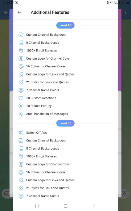 Telegram - Бусты | 1-180 дней