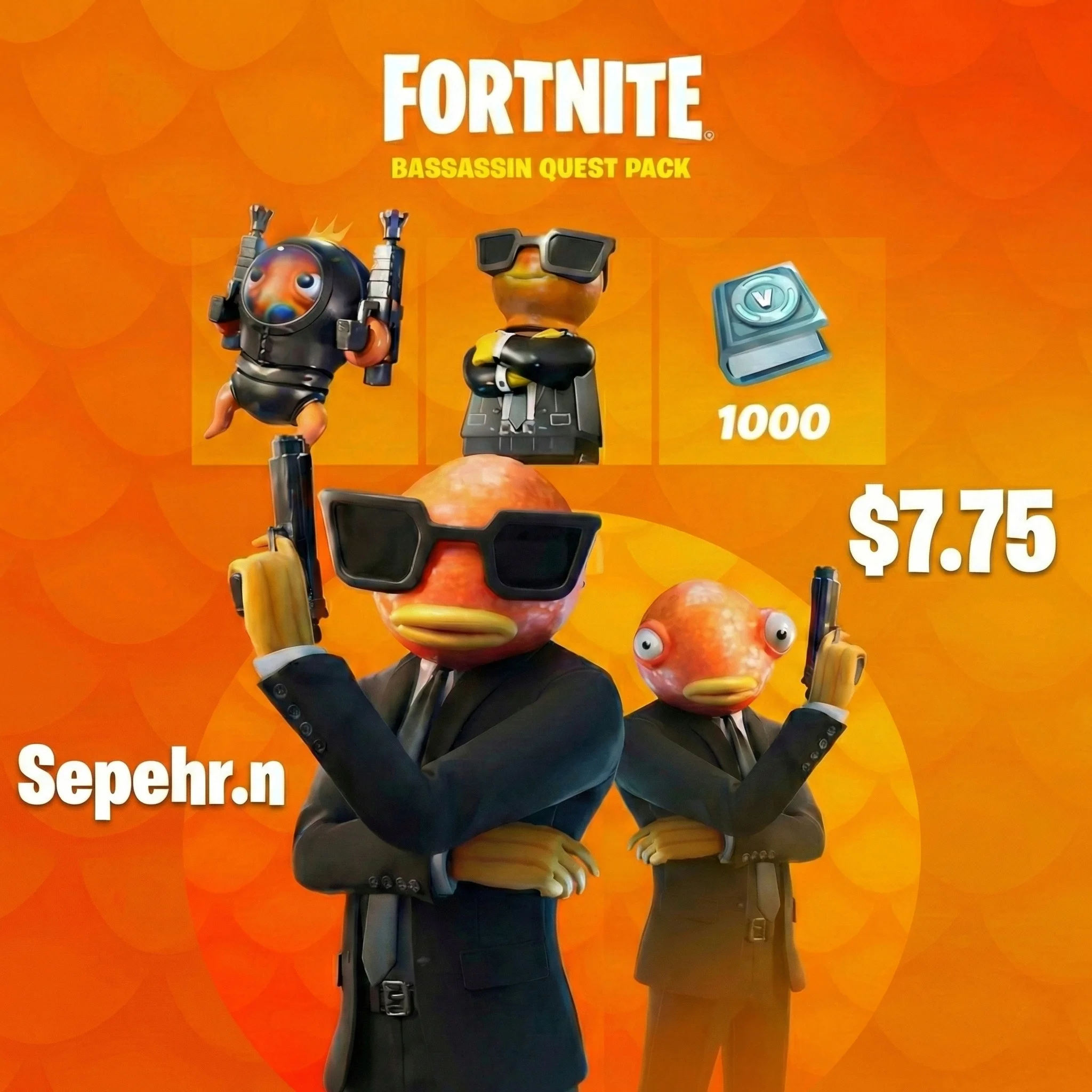 Fortnite Bassassin Quest Pack