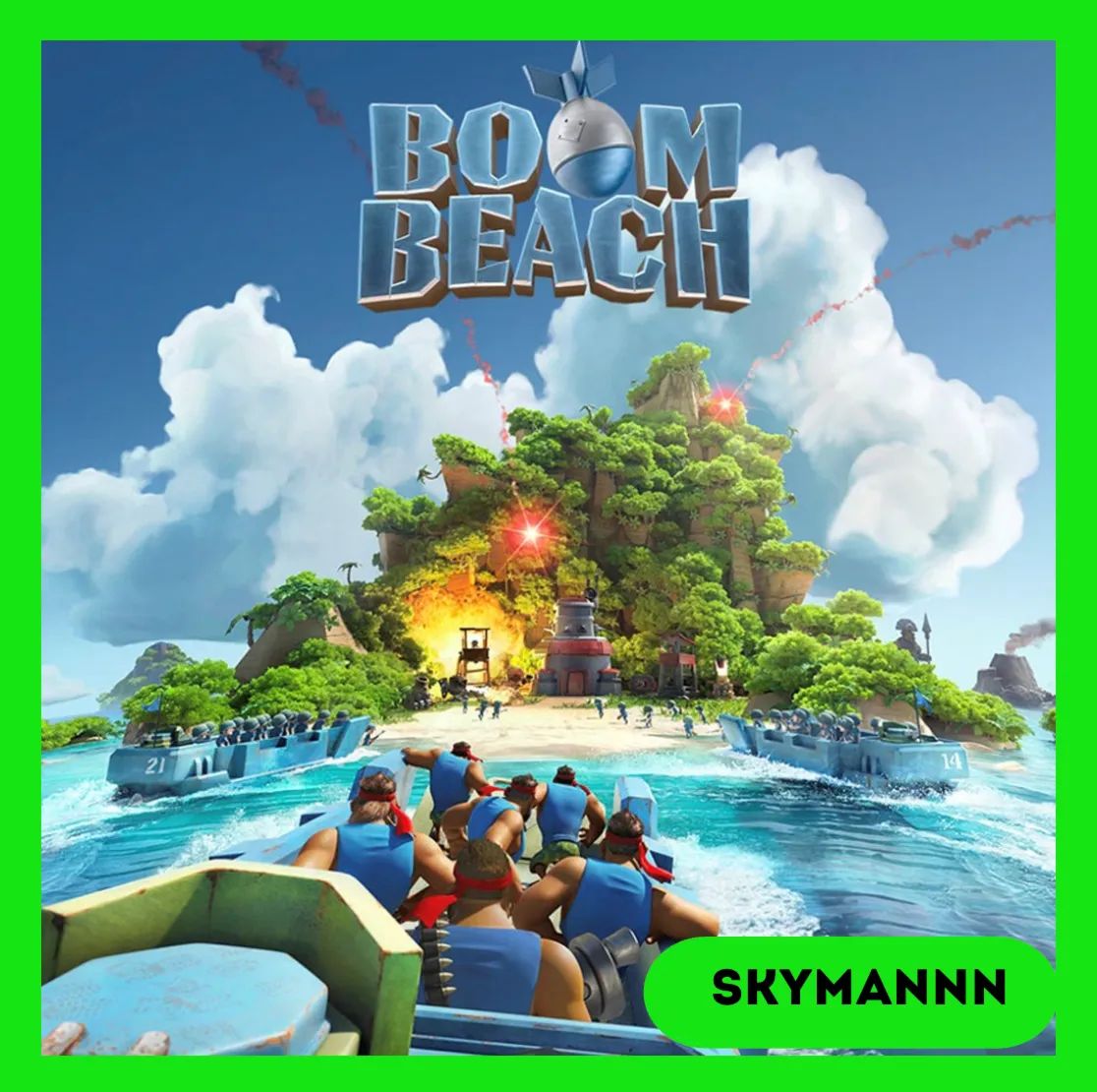 BOOM BEACH | GEMS/BOOM PASS/BUILDER GLOBAL