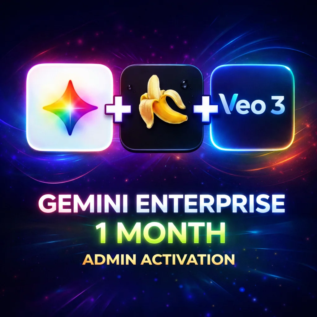 Gemini Admin Activation 1 Month | nanao banana pro veo3