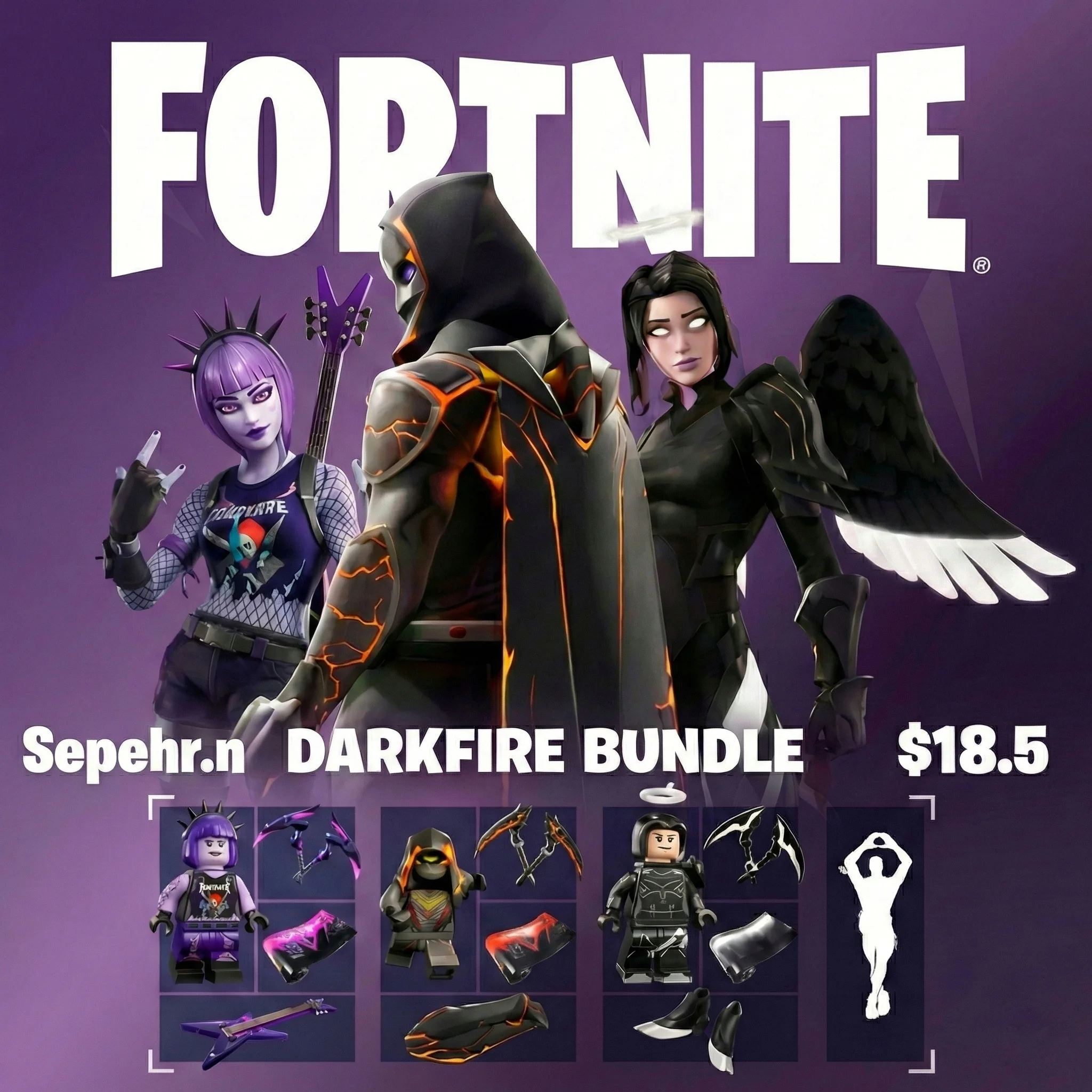 Fortnite Darkfire Bundle Pack
