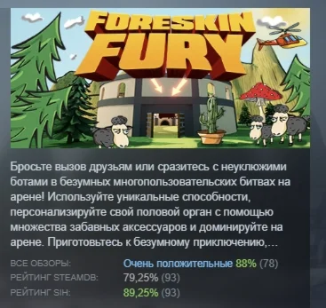 Foreskin Fury АВТОДОСТАВКА STEAM GIFT РОССИЯ
